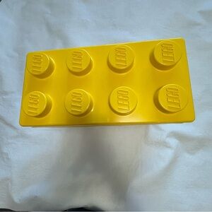 Lego Yellow Storage Brick 2012